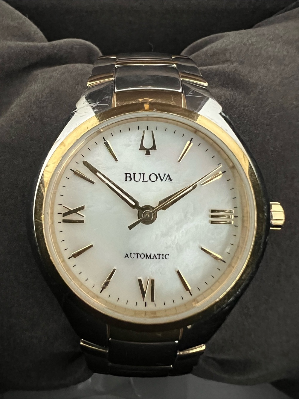 Bulova 98L297 Mother of Pearl Dial Two-Tone Classic Women’s Watch - Picture 3 of 8